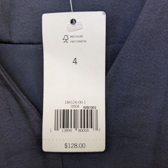 Banana Republic Goddess Dress Navy Blue - Picture 5 of 11